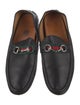 Gucci Web Accent Leather Drivers