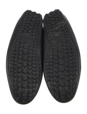 Gucci Web Accent Leather Drivers