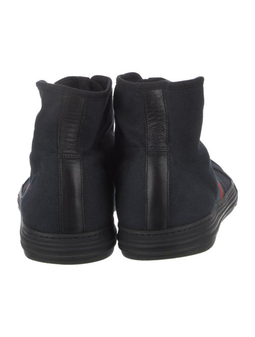 Gucci Web Accent Canvas Sneakers