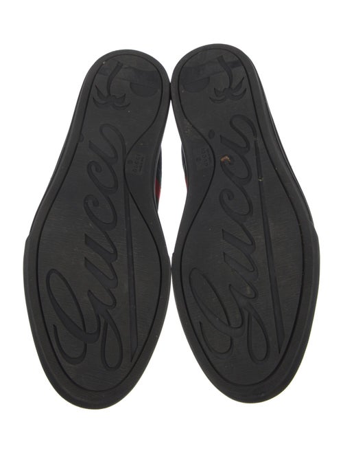 Gucci Web Accent Canvas Sneakers