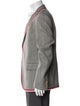 Gucci Wool Grosgrain Trim Blazer