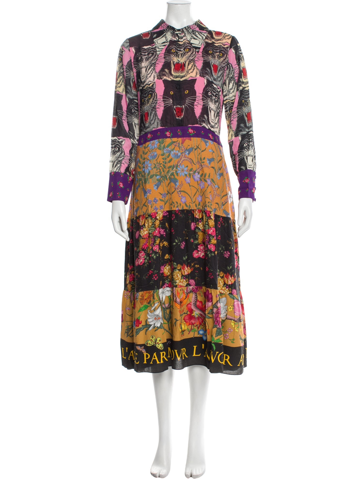 Gucci Silk Long Dress