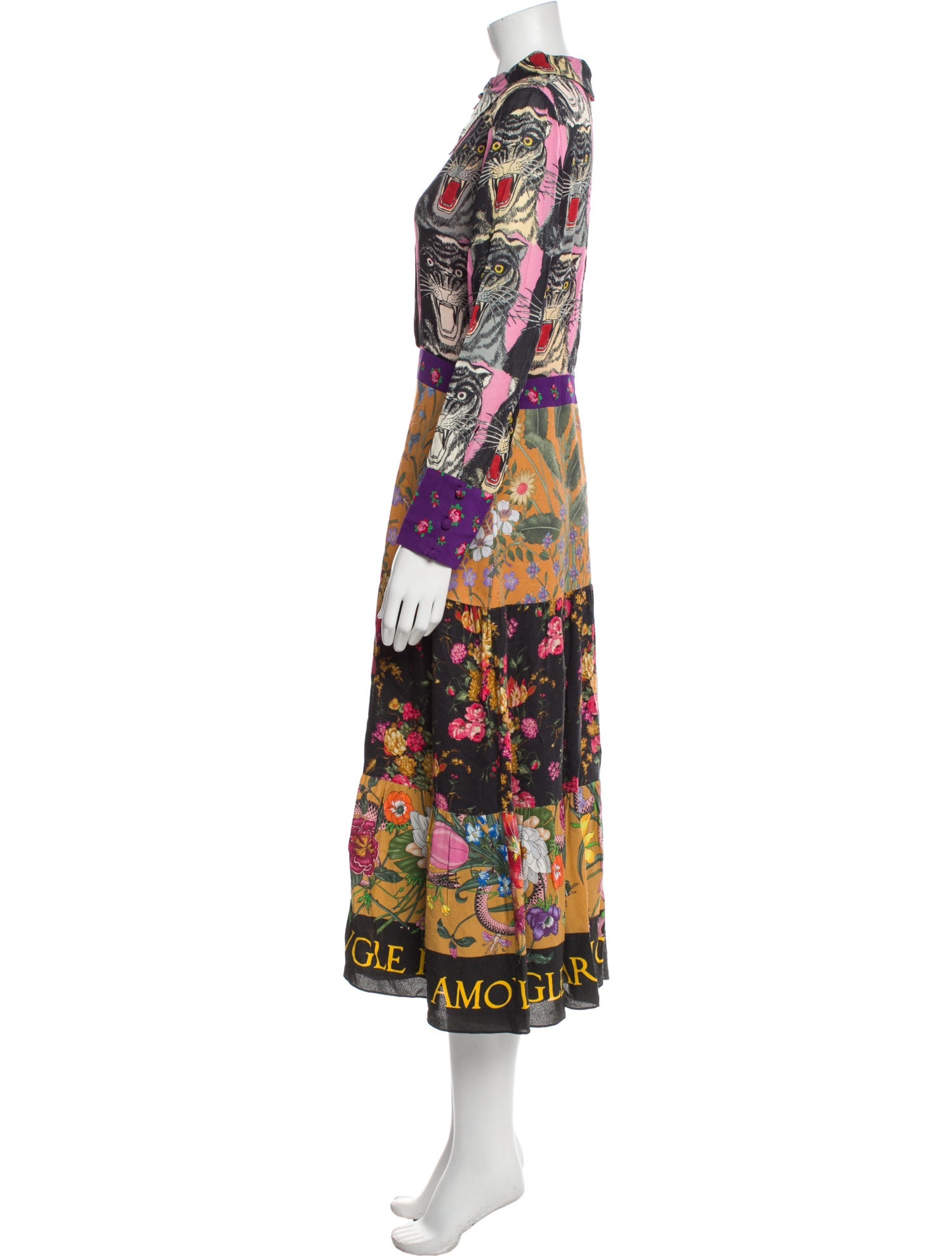 Gucci Silk Long Dress