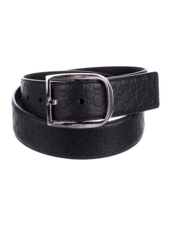 Gucci Microguccissima Pattern Leather Belt