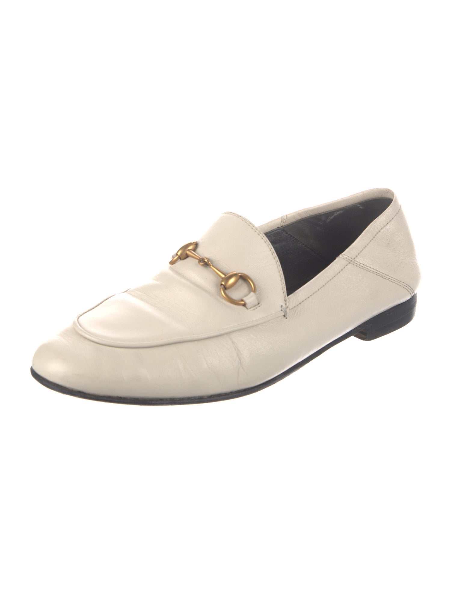 Gucci Horsebit Accent Leather Loafers