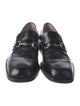 Gucci Horsebit Accent Leather Loafers