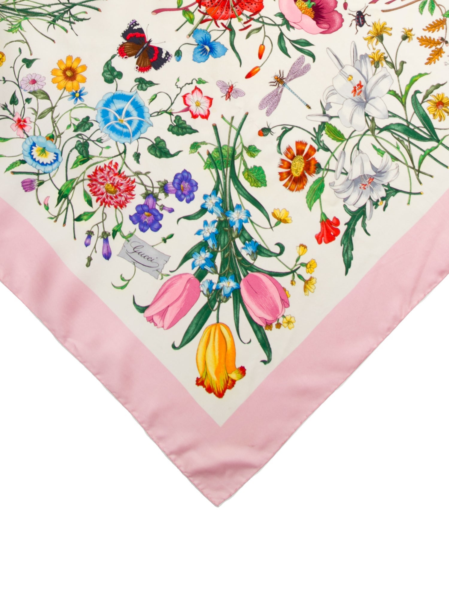 Gucci Floral Print Scarf