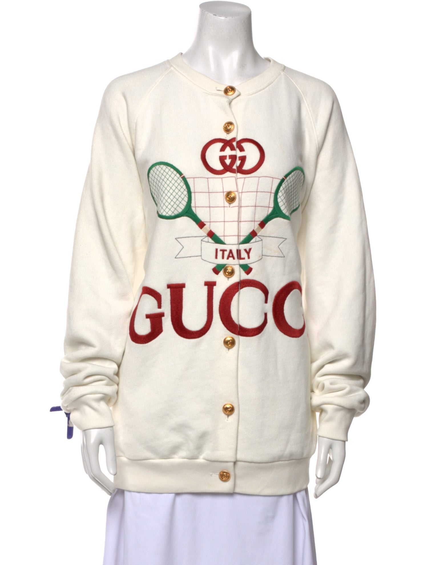 Gucci Graphic Print Crew Neck Sweatshirt