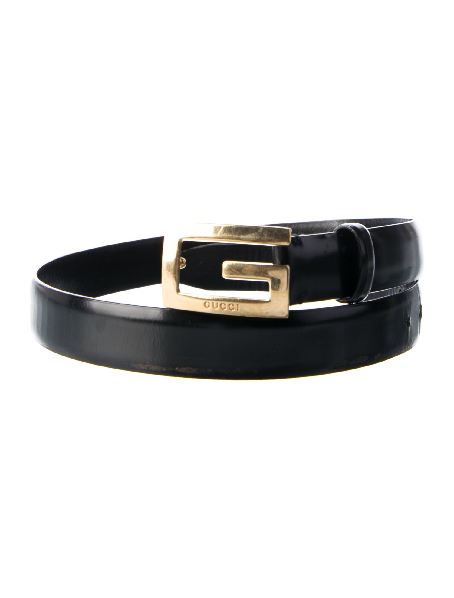 Gucci Skinny Leather Belt