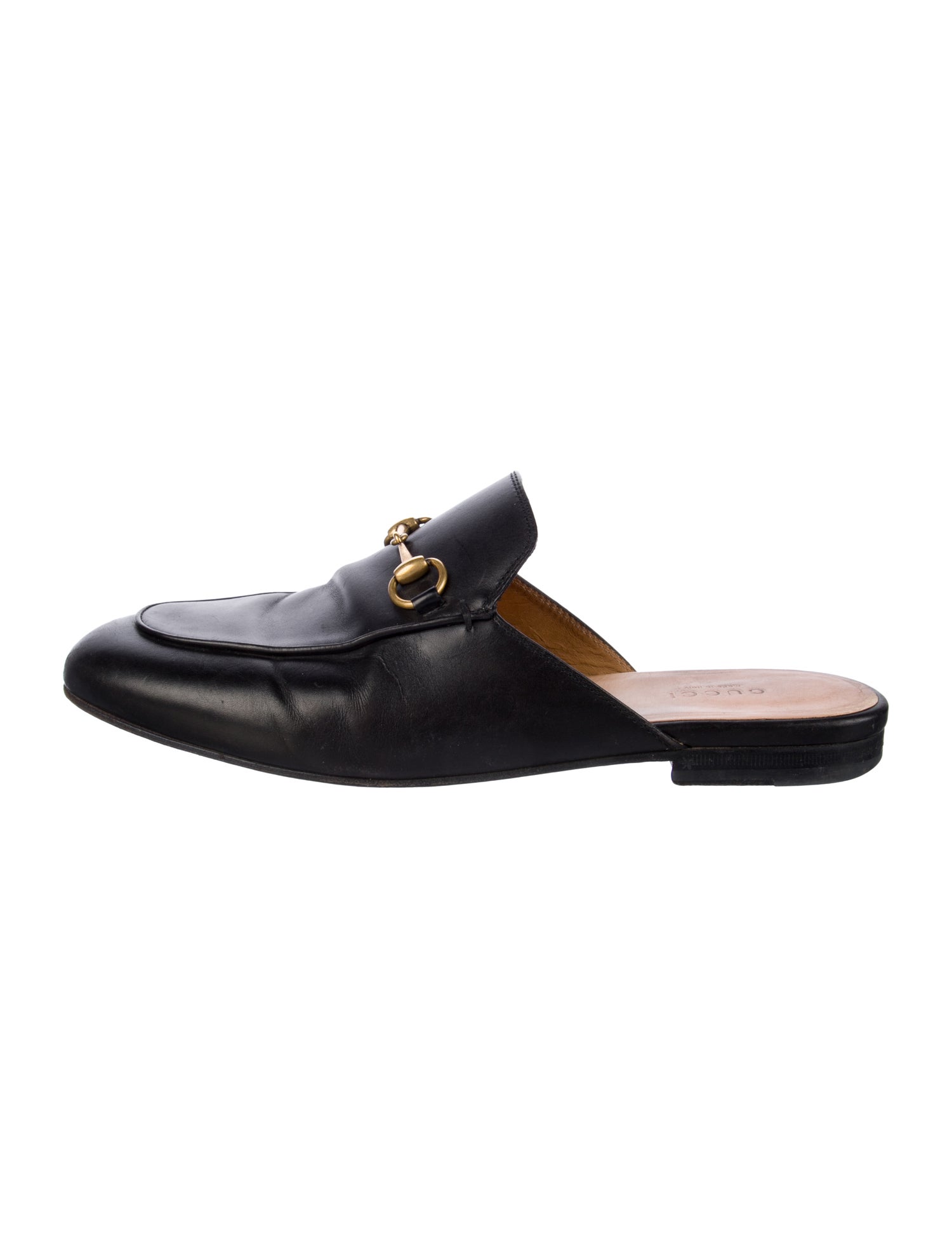 Gucci Princetown Leather Mules