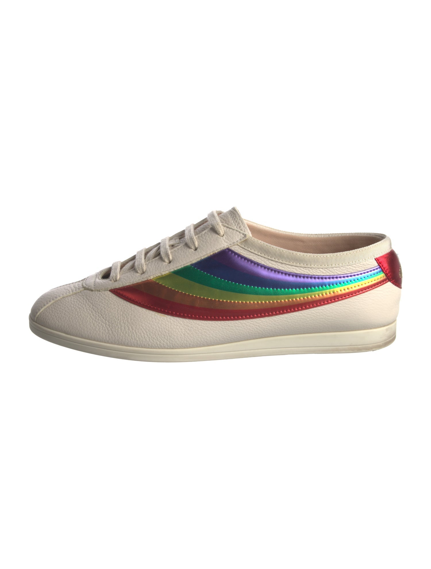 Gucci Bee Accent Leather Sneakers