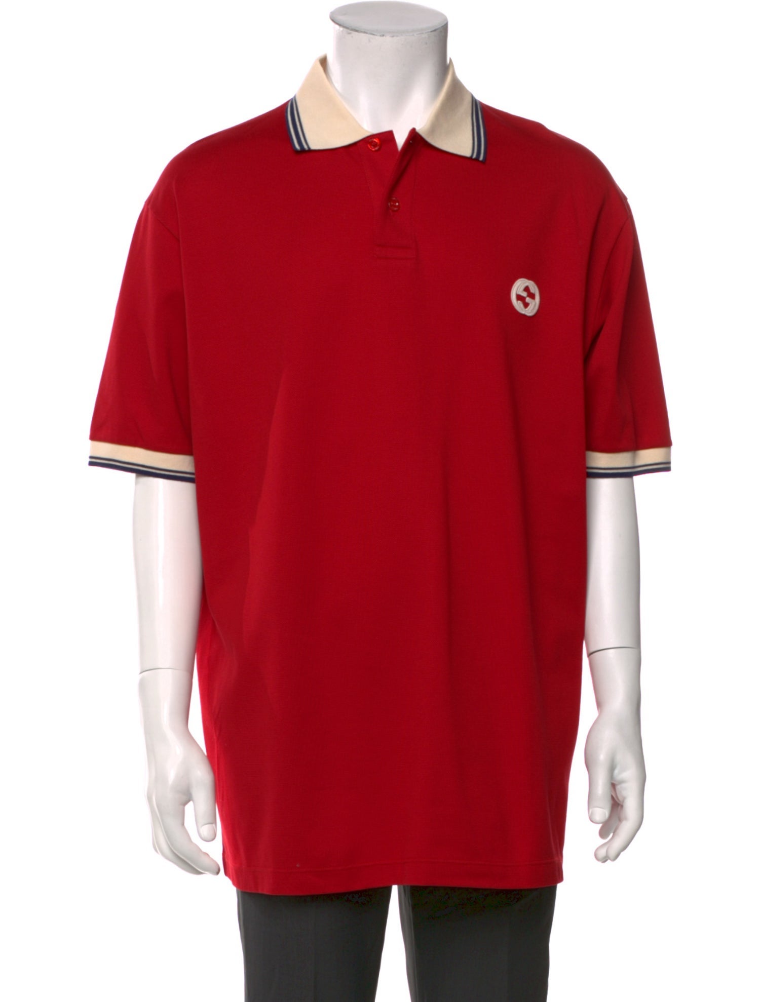 Gucci 2023 Interlocking G Logo Polo Shirt w/ Tags