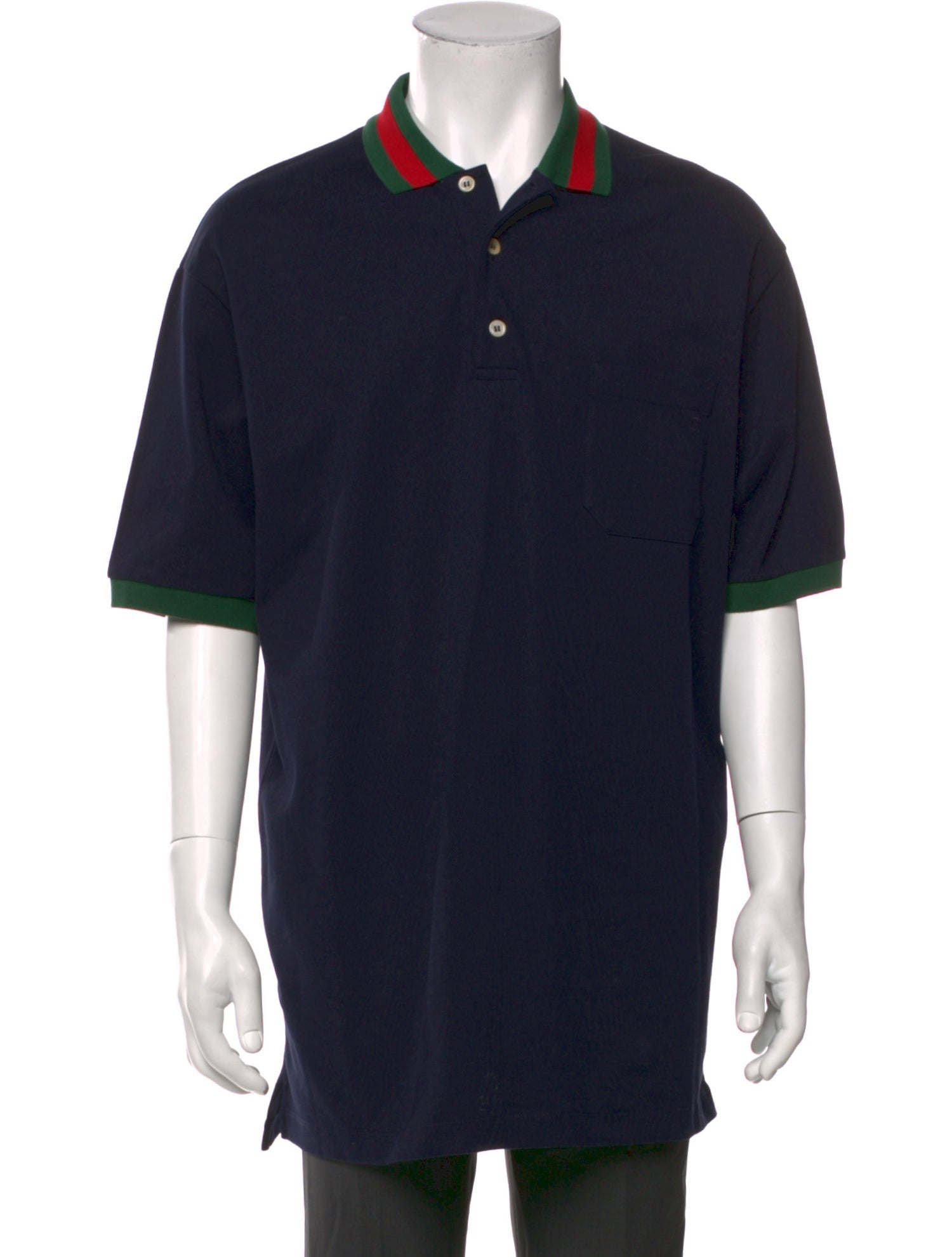 Gucci 2023 Web Accent Polo Shirt w/ Tags