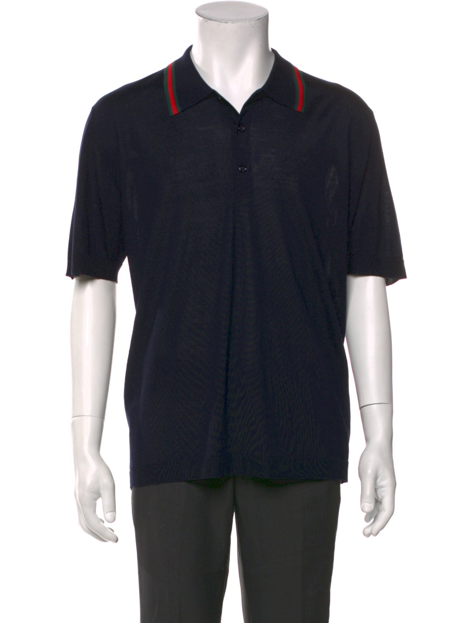 Gucci 2025 Web Accent Polo Shirt w/ Tags