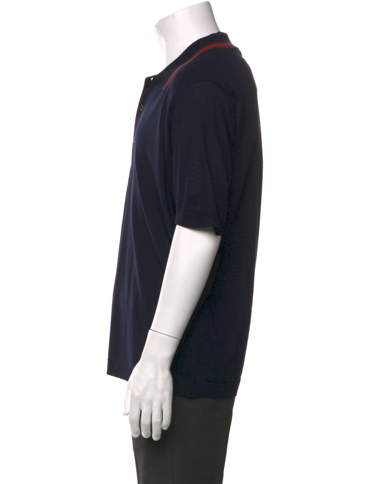 Gucci 2025 Web Accent Polo Shirt w/ Tags