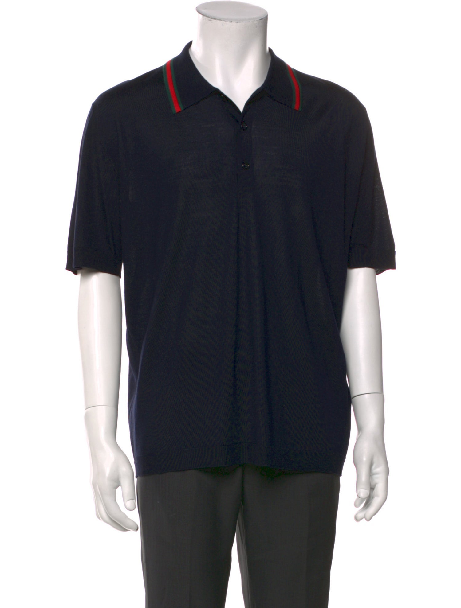 Gucci 2025 Web Accent Polo Shirt w/ Tags