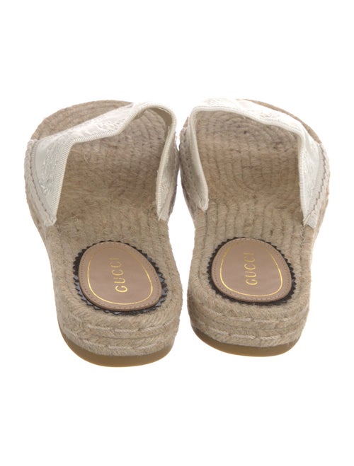 Gucci Interlocking G Logo Jute Espadrilles
