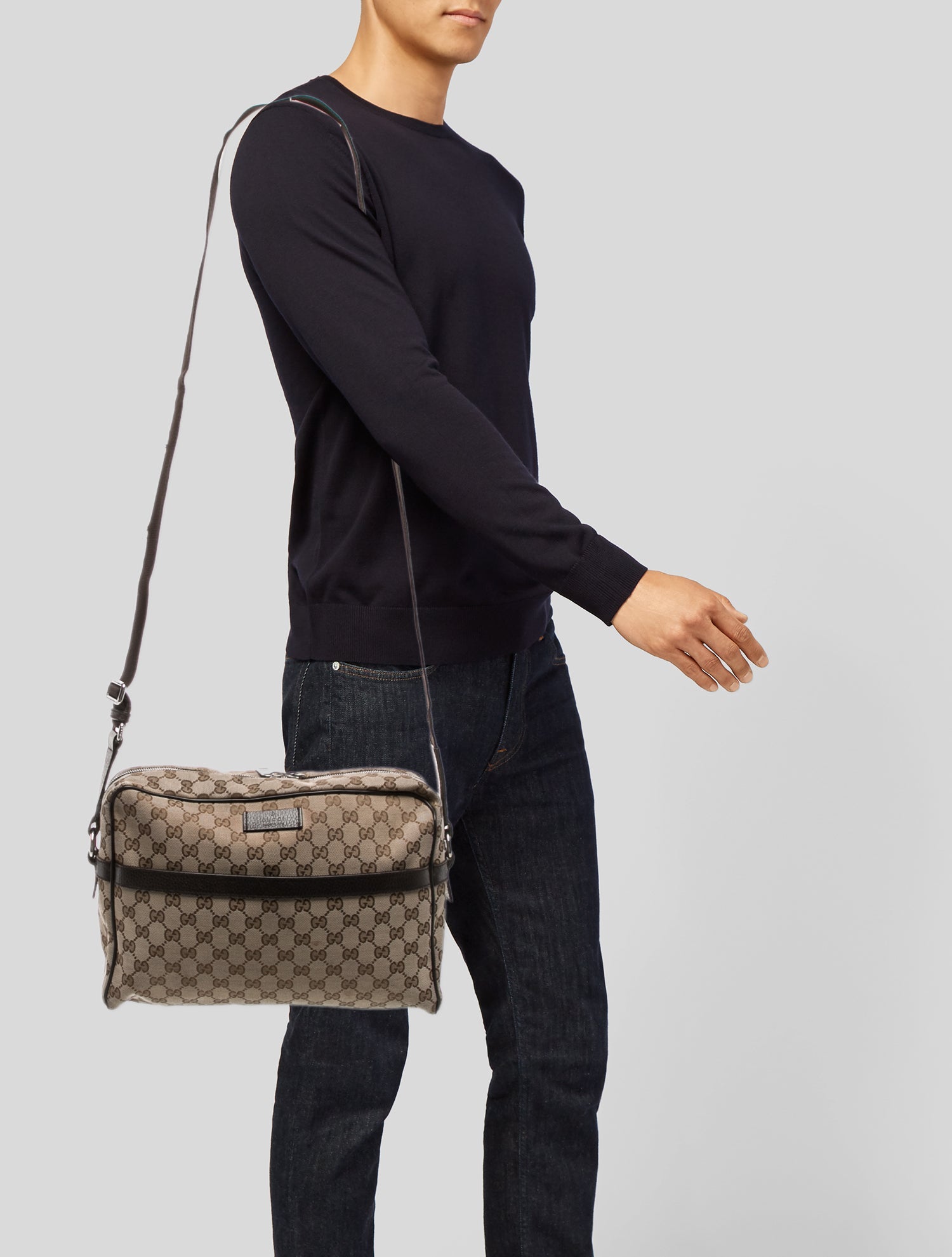 Gucci GG Canvas Messenger Bag