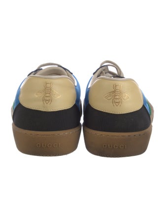 Gucci Web Accent Canvas Sneakers