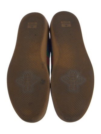 Gucci Web Accent Canvas Sneakers