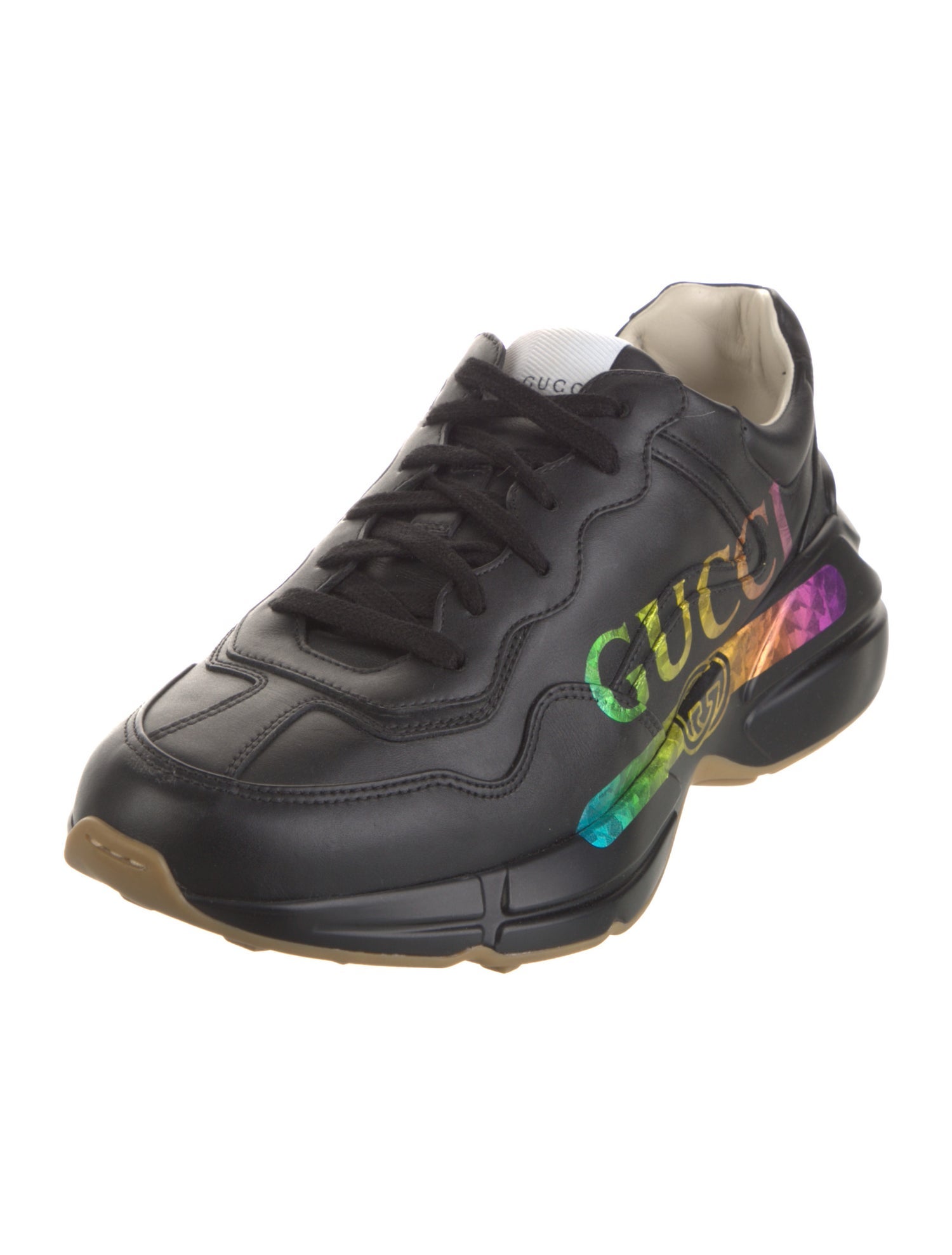 Gucci Interlocking G Logo Leather Sneakers w/ Tags