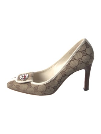 Gucci GG Canvas Canvas Pumps
