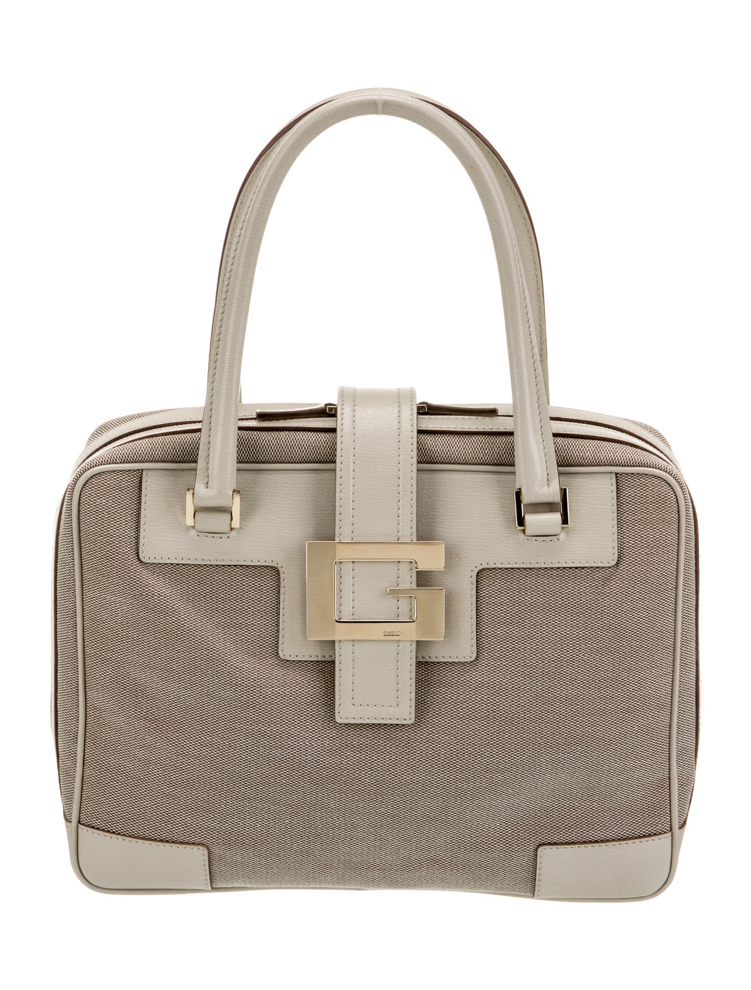 Gucci Canvas Top Handle Bag