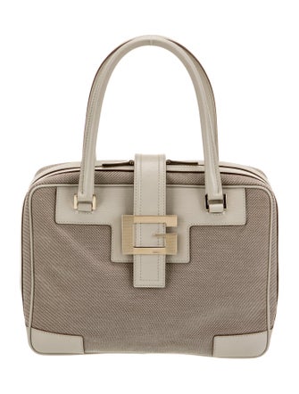 Gucci Canvas Top Handle Bag