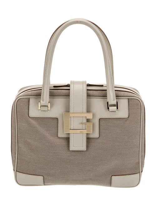 Gucci Canvas Top Handle Bag