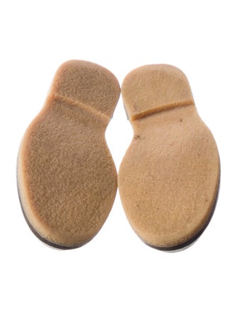 Gucci Kids' Metallic Web Oxfords