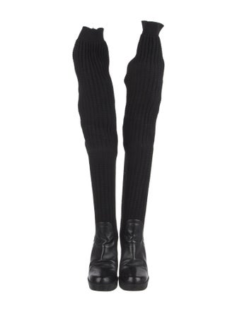 Gucci Leather Sock Boots