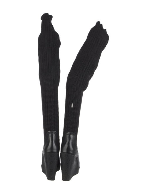 Gucci Leather Sock Boots