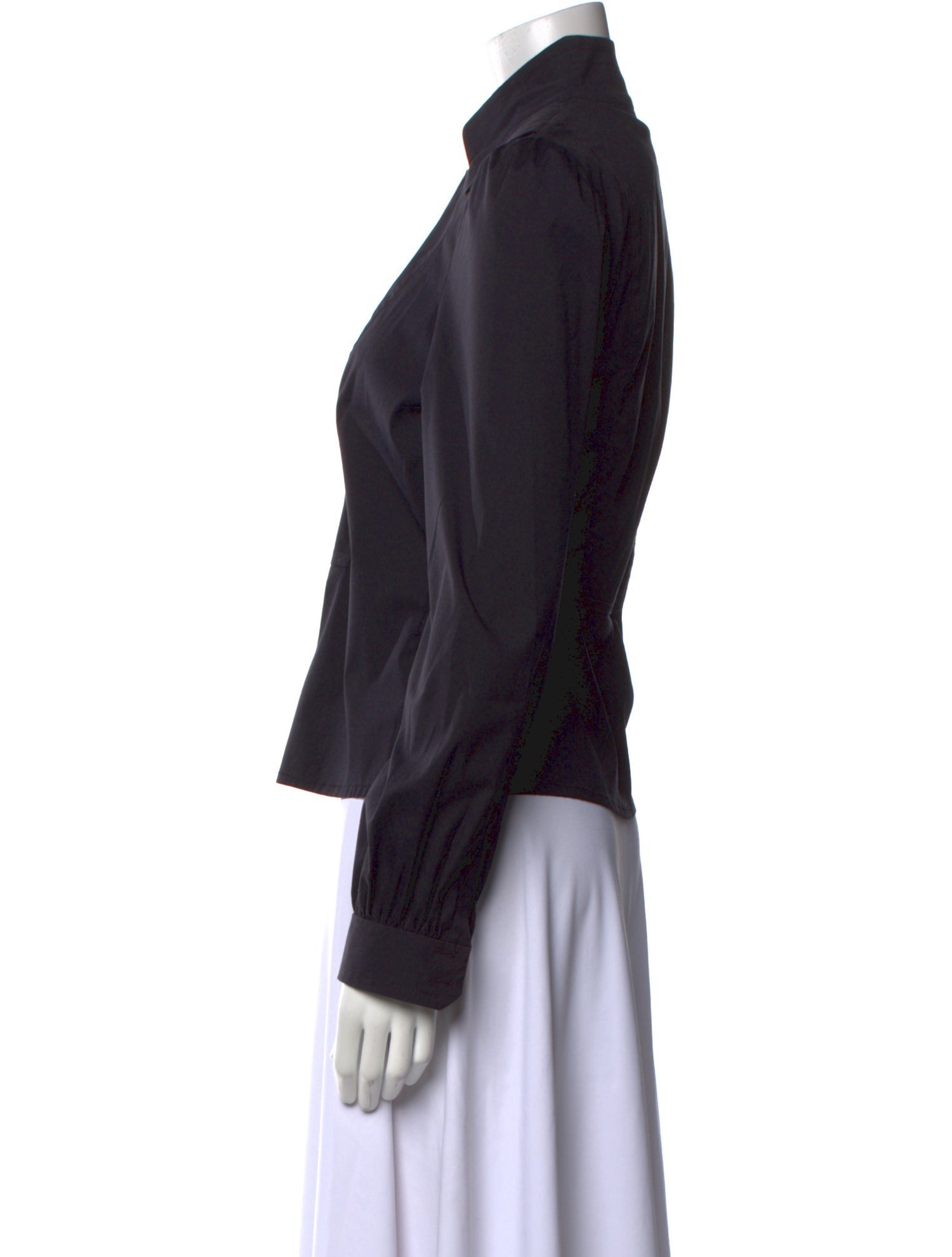 Gucci Long Sleeve Button-Up Top