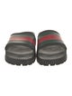 Gucci Web Accent Rubber Slides