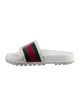 Gucci Web Accent Rubber Slides
