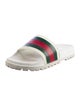 Gucci Web Accent Rubber Slides