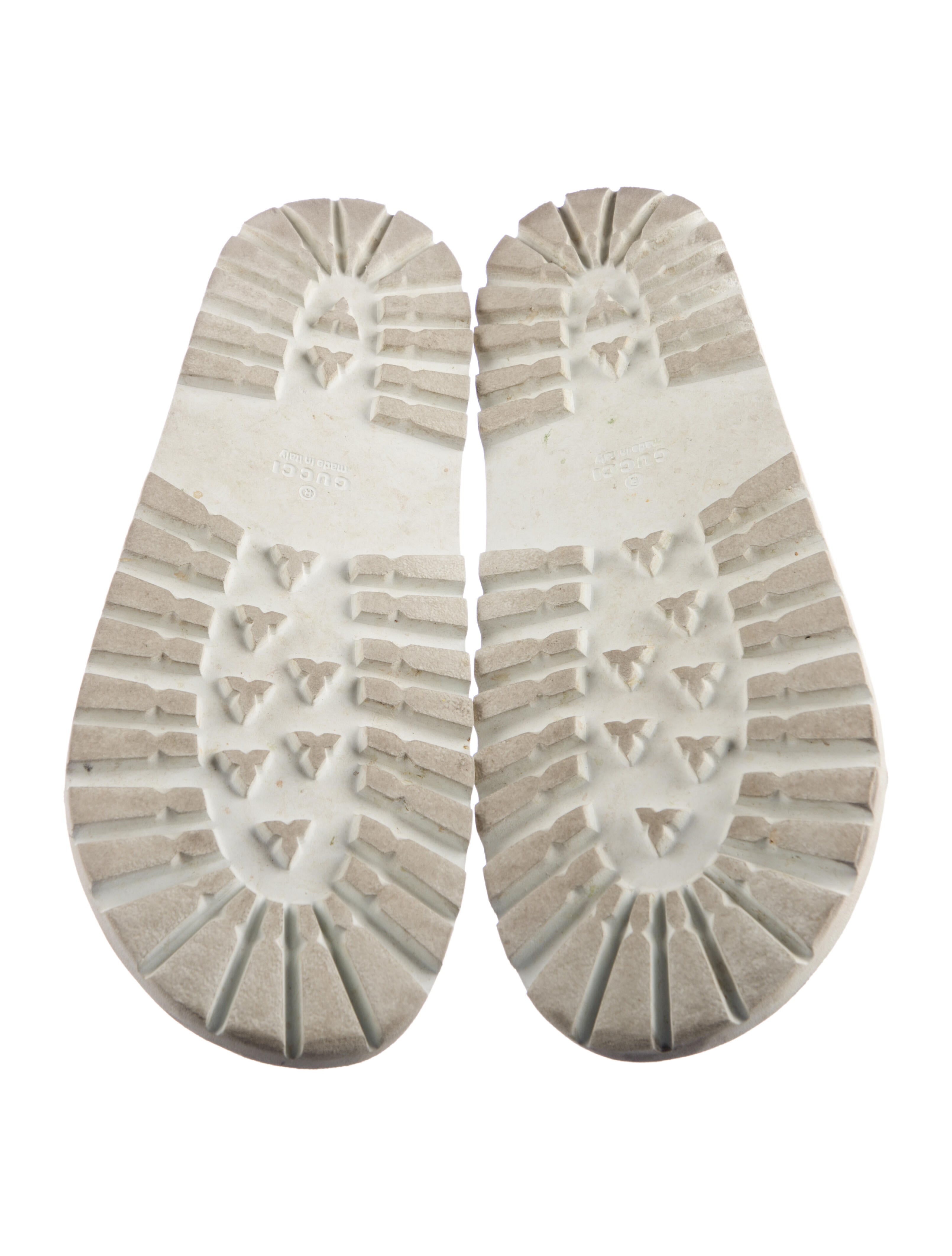 Gucci Web Accent Rubber Slides