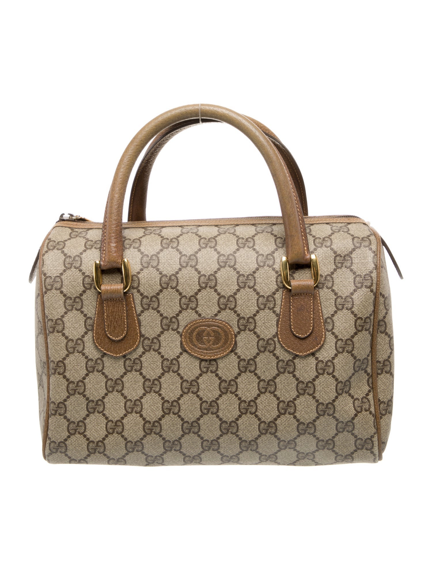 バッグ GUCCI Vintage GGPlus Mini Boston Handbag Gucci Vintage GG Plus Boston Bag – Oliver Jewellery