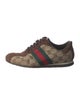 Gucci Web Accent Canvas Sneakers