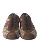 Gucci Web Accent Canvas Sneakers