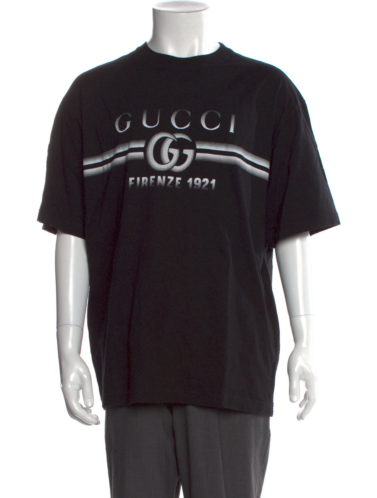 Gucci Web Accent Crew Neck T-Shirt