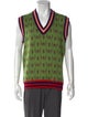 Gucci Wool Printed Sweater Vest