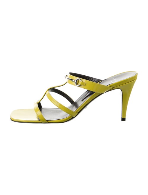 Gucci Slim Horsebit Horsebit Accent Slides