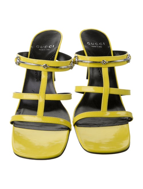 Gucci Slim Horsebit Horsebit Accent Slides