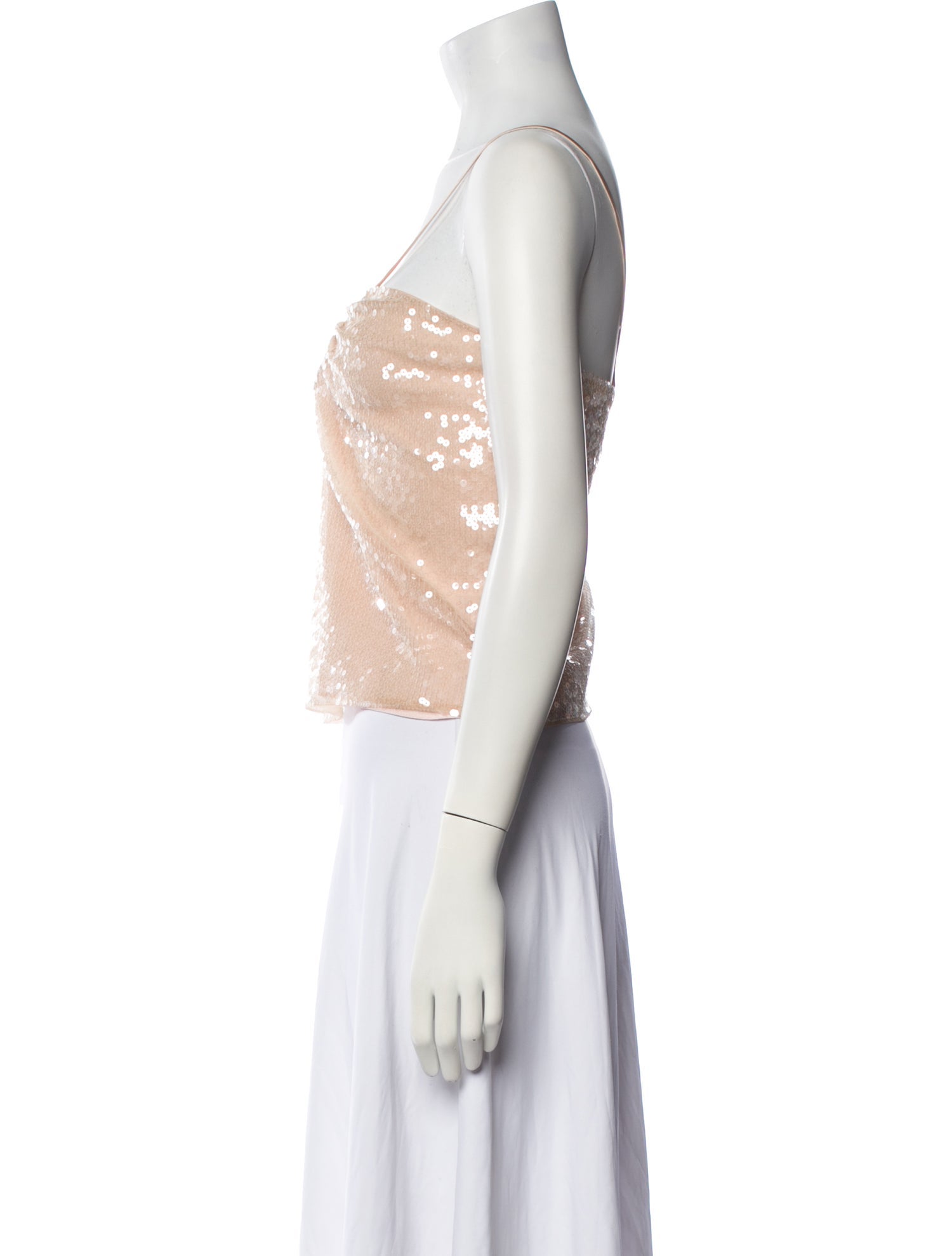 Gucci Nylon V-Neck Crop Top w/ Tags