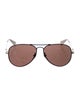 Gucci Double G Logo Aviator Sunglasses
