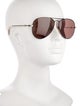 Gucci Double G Logo Aviator Sunglasses