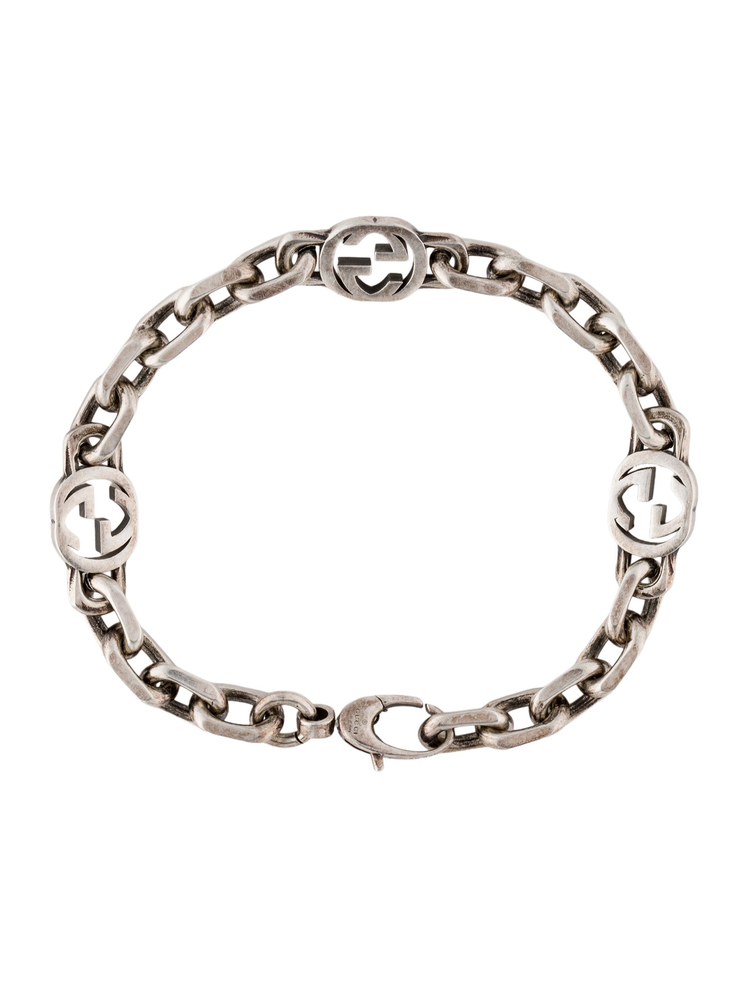 Gucci Interlocking Chain Bracelet