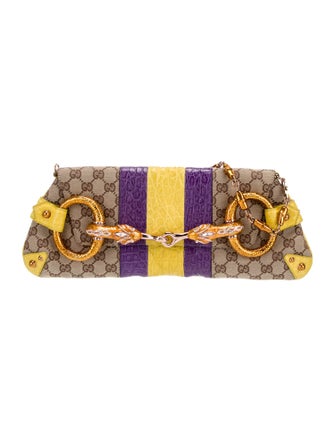 Gucci GG Canvas Serpent Horsebit Chain