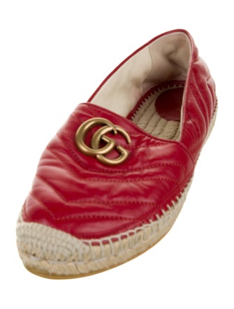 Gucci Pilar GG Matelassé Double G Logo Espadrilles